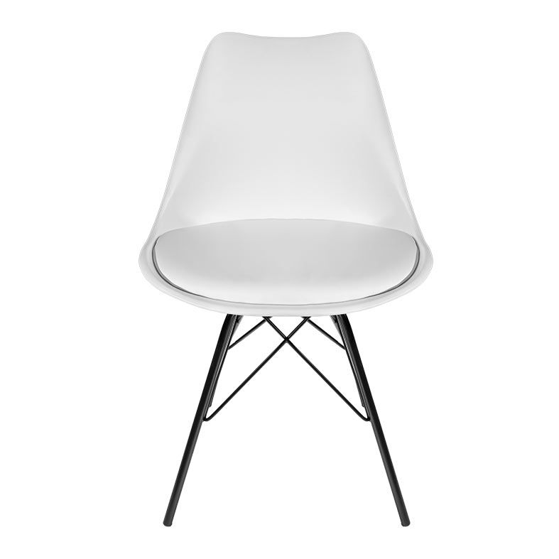 Kit Cadeira Zinnia Eames ZC3 4 unidades, Branco, ZNC-EMS-WT01