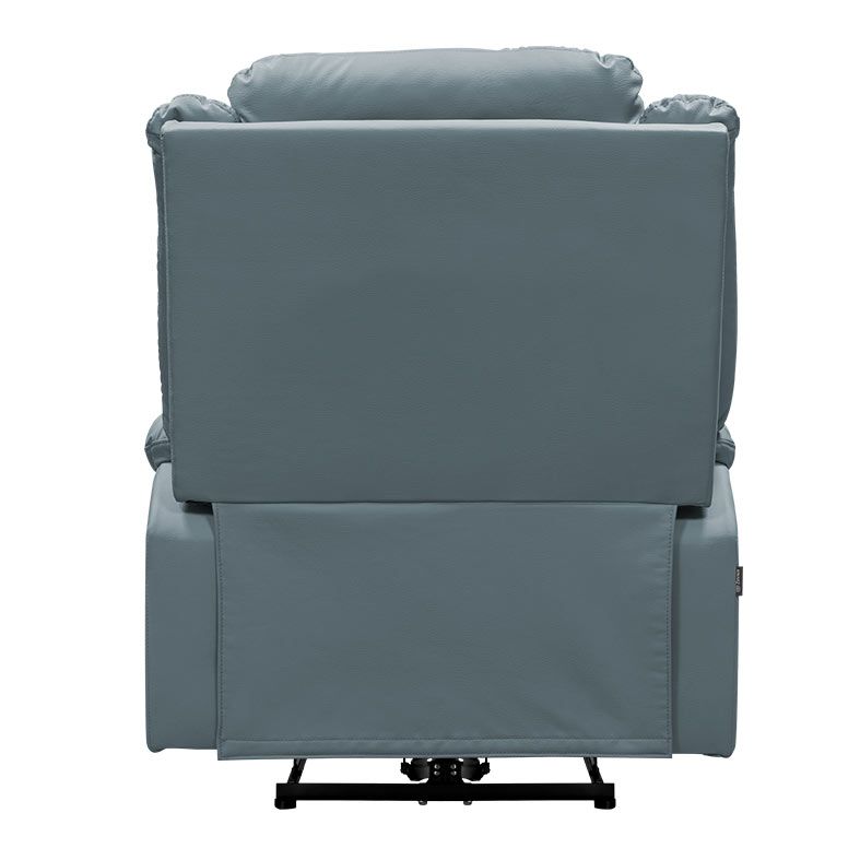 Poltrona Eletrica Reclinavel Zinnia Francis, Corino Anti-Arranhao, Azul, ZNC-FRNC-AZ01