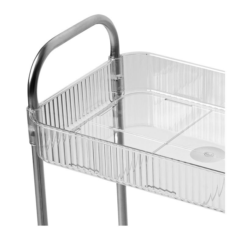 Carrinho Organizador Multiuso Zinnia Prisma Z08, Acrílico, ZNC-PRM-AC01