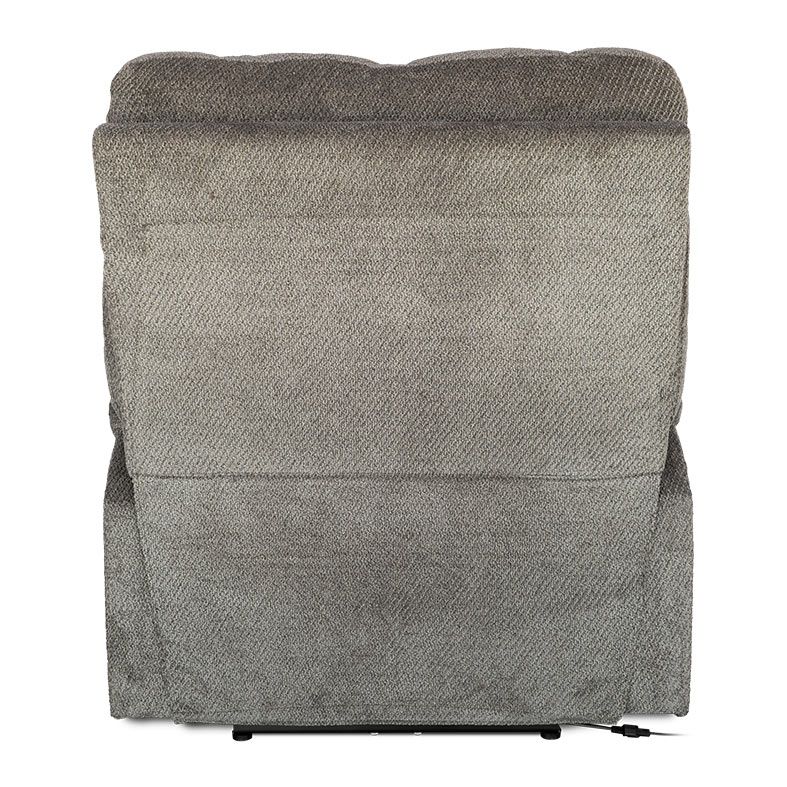 Poltrona Manual Reclinavel Zinnia Suri, Tecido Veludo Jacquard, Bege Escuro, ZNC-SRI-BG02