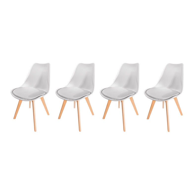 Kit Cadeira Zinnia Saarinen ZC2 4 unidades, Branco, ZNC-SRN-WT01