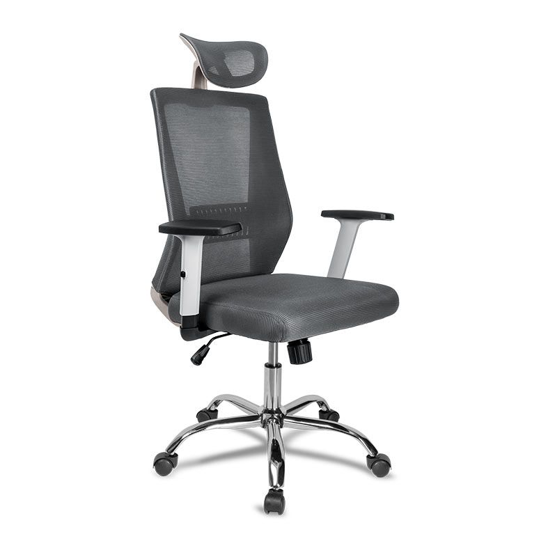 Cadeira Office Zinnia Aspen L, Cinza, ZNO-APSL-GRAY