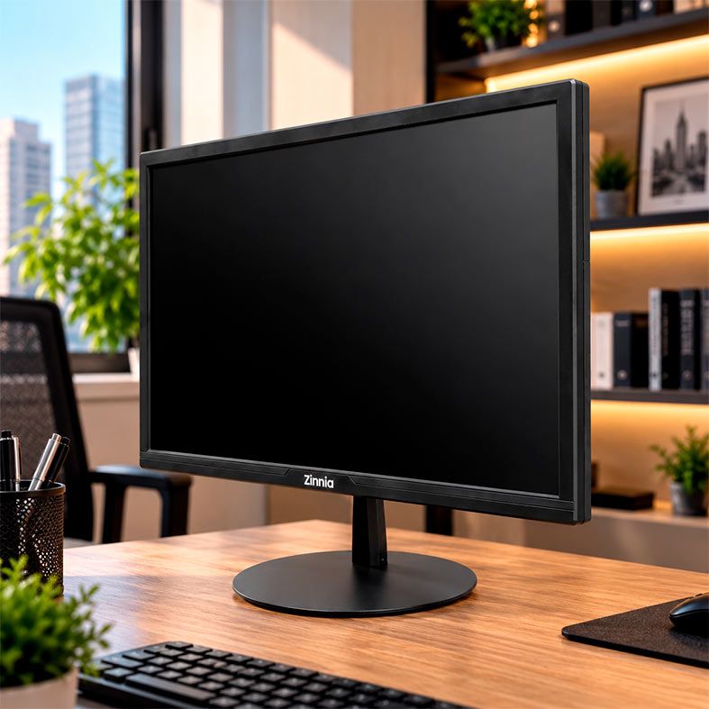 Monitor Zinnia Delfos DF19, 19 Pol, TN, sRGB 95, 75Hz, VGA/HDMI, ZNO-DFO19-BL01