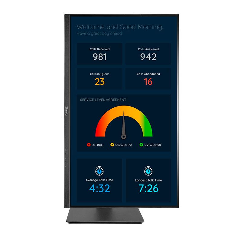 Monitor Zinnia Delfos PRO 24, 24 Pol, IPS, FHD, sRGB 104, 75Hz, FreeSync, VGA/HDMI, ZNO-DFPRO24-BL01