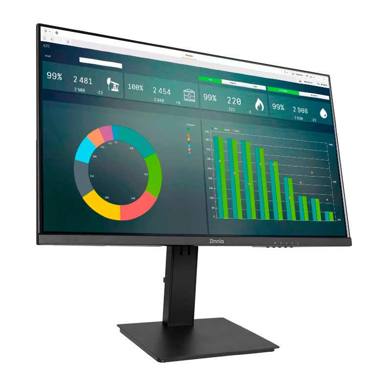 Monitor Zinnia Delfos PRO 27, 27 Pol IPS, 2K, sRGB 113, 75Hz, FreeSync, HDMI/DP, ZNO-DFPRO27-BL01
