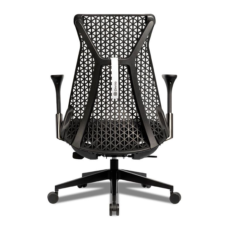Cadeira Office Premium Zinnia Dalia, Espuma de Latex, Preto, ZNO-DLA-BK01