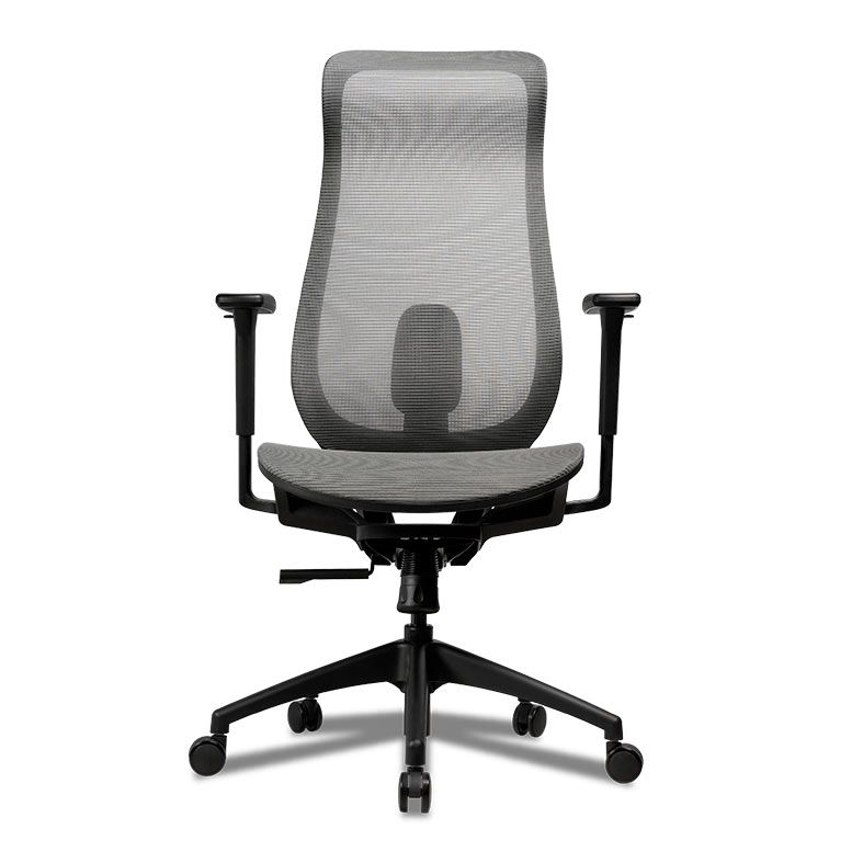Cadeira Office Zinnia Florence, Braco 3D, Cinza, ZNO-FLC-BK