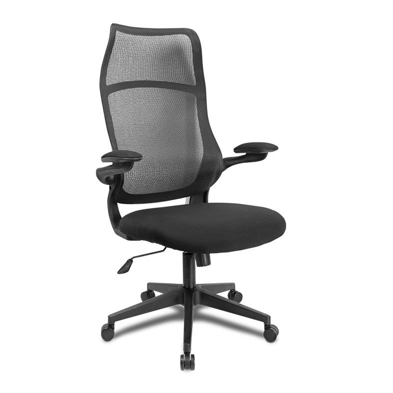 Cadeira Office Zinnia Florence SL, Preto, ZNO-FLCSL-BK02