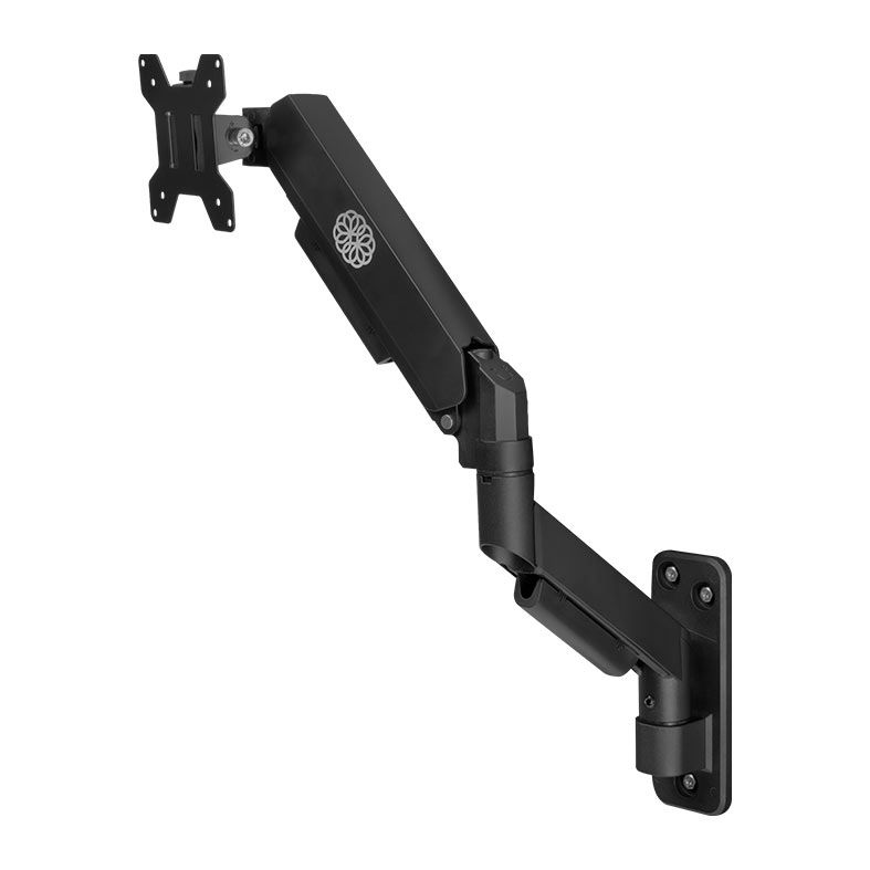 Suporte Articulado de Parede Para Monitor Zinnia Fortress 100 Pro, Pistao a Gas, 17 Pol. a 32 Pol., Preto, ZNO-FTRS100PRO-BK01