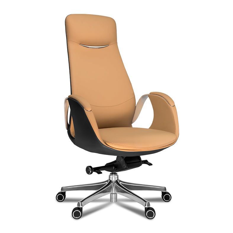 Cadeira Office Zinnia Mykonos, Creme, ZNO-MKS-WT