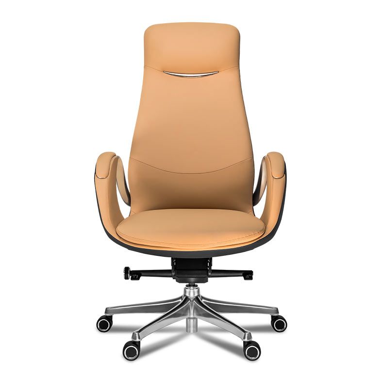 Cadeira Office Zinnia Mykonos, Creme, ZNO-MKS-WT