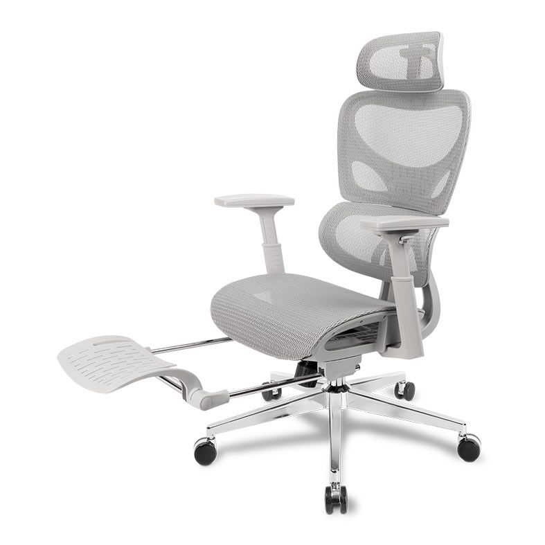 Cadeira Office Zinnia Montreal SL, Cinza, ZNO-MNTSL-BL03