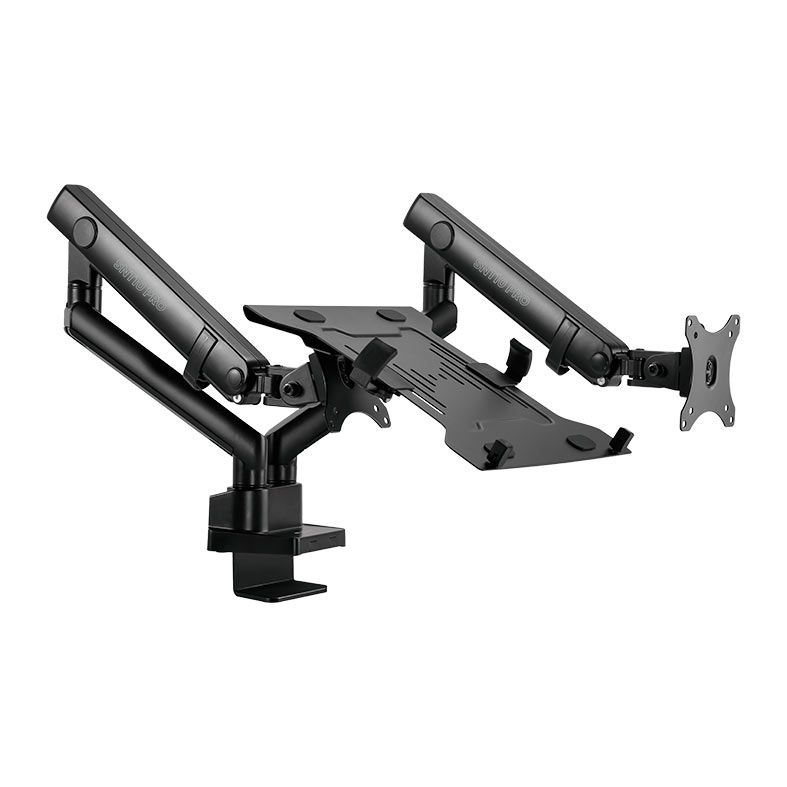 Suporte Articulado Para Notebook e Monitor Zinnia SNT10 PRO, 17 Pol., a 32 Pol., ZNO-SNTPRO-BL01