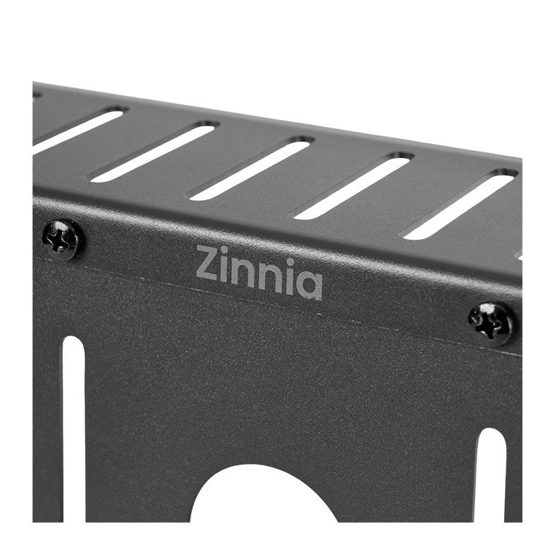 Prateleira Multiuso de Streaming Para Monitor Zinnia Core, Ajustavel, Instalacao VESA, Preto, ZNO-STCOR-BL01-V2
