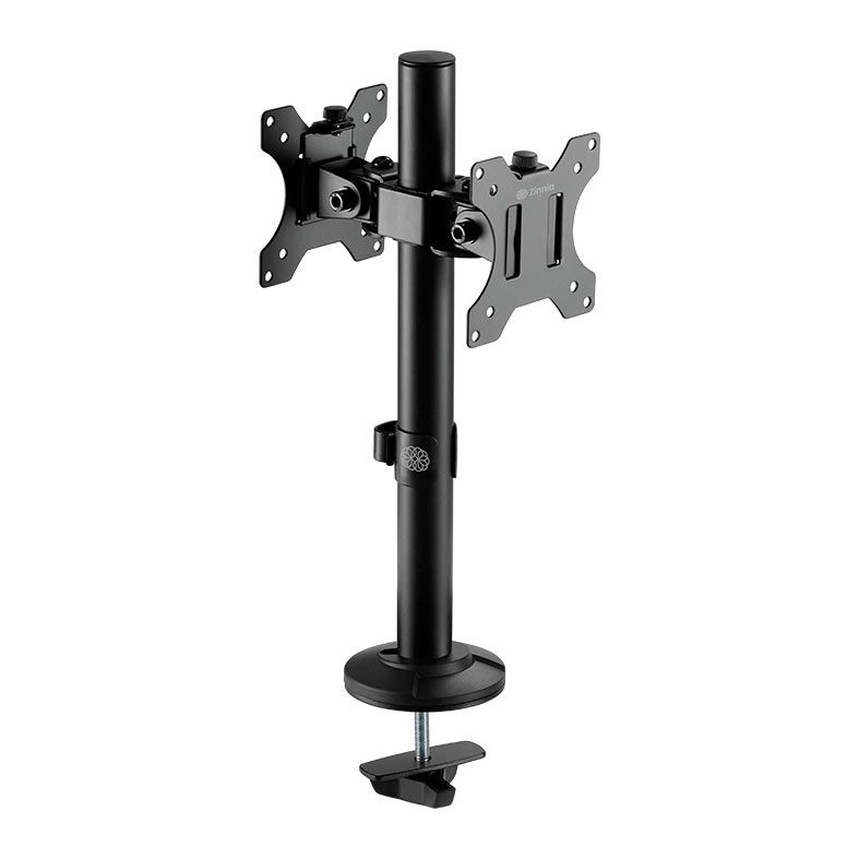 Suporte Para Dois Monitores Zinnia TMS 120, 17 Pol. a 32 Pol., Preto, ZNO-TMS120-BL01