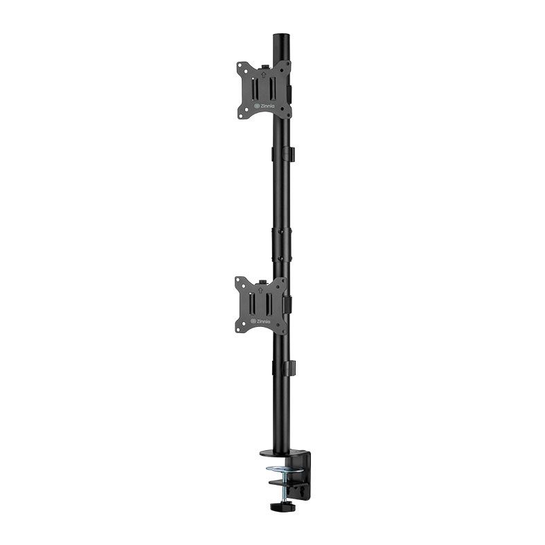 Suporte Para Dois Monitores Zinnia TMS 150, 17 Pol. a 32 Pol., Preto, ZNO-TMS150-BL01-V2