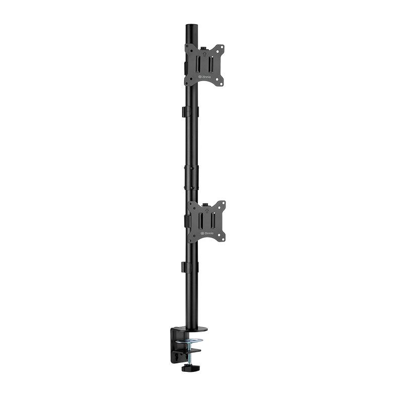 Suporte Para Dois Monitores Zinnia TMS 150, 17 Pol. a 32 Pol., Preto, ZNO-TMS150-BL01-V2