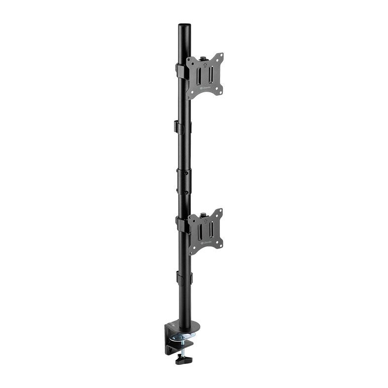 Suporte Para Dois Monitores Zinnia TMS 150, 17 Pol. a 32 Pol., Preto, ZNO-TMS150-BL01-V2