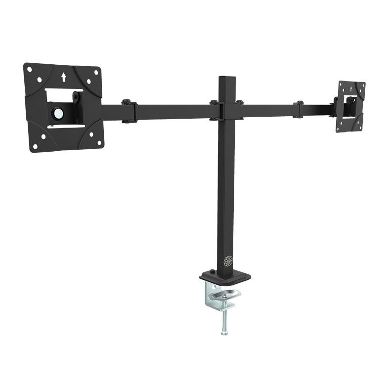OPENBOX Suporte Articulado Para 2 Monitores Zinnia TMS 180, 13 Pol. a 32 Pol., Preto, ZNO-TMS180-BL01