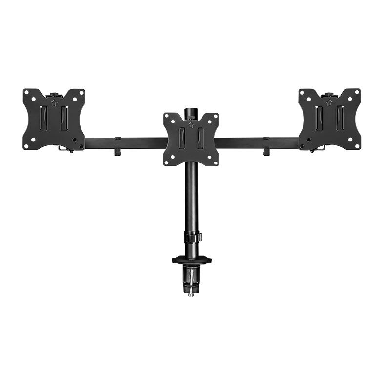 OPENBOX Suporte Articulado Para 3 Monitores Zinnia TMS 300, 13 Pol a 27 Pol, Preto, ZNO-TMS300-BK01