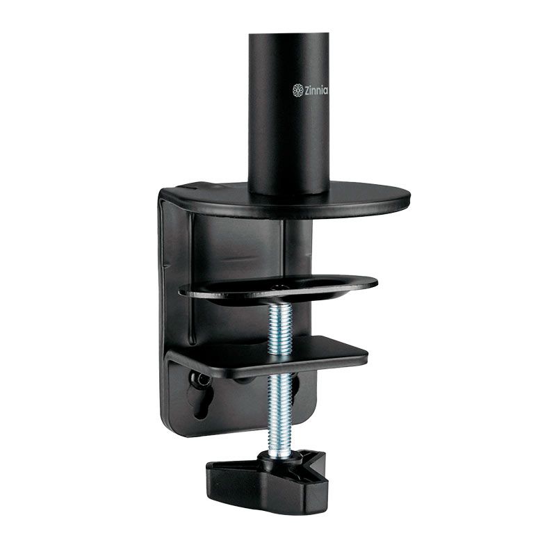 Suporte Articulado Para Tres Monitores Zinnia TMS 360, 17 Pol. a 27 Pol., Preto, ZNO-TMS360-BL01