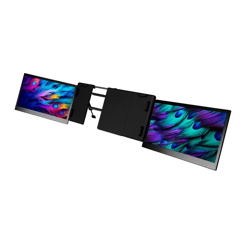 Extensor de Tela Duplo Para Notebook Zinnia Vizion Pro, 13.3 Pol, IPS, 60Hz, PD/Tipo-C, ZNO-VZONPRO-BL01