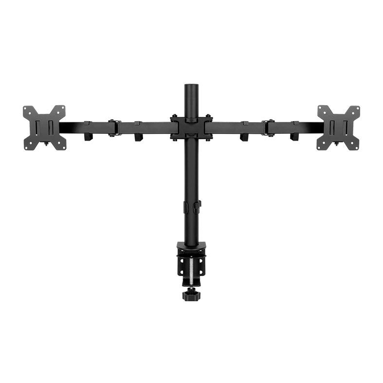 Suporte Articulado Para 2 Monitores Zinnia Nimbo 20F, 10 Pol a 27 Pol, Preto, ZNO-ZBO20F-BK02