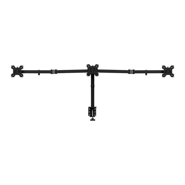 Suporte Articulado Para 3 Monitores Zinnia Nimbo 300, 10 Pol. A 32 Pol., Preto, ZNO-ZBO300-BK01