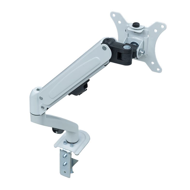 Suporte Articulado Com Pistao a Gas Para Monitor Zinnia Nimbo 100, 17 Pol. a 27 Pol., Branco, ZNO-ZNNBO100-WH01