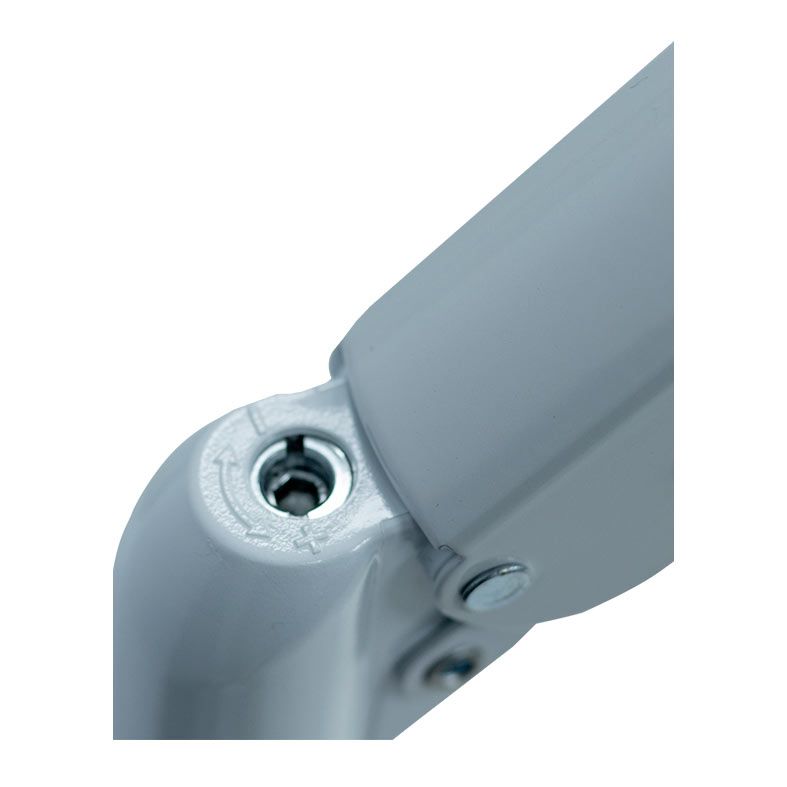 Suporte Articulado Com Pistao a Gas Para 2 Monitores Zinnia Nimbo 200, 17 Pol. a 27 Pol., Branco, ZNO-ZNNBO200-WH01