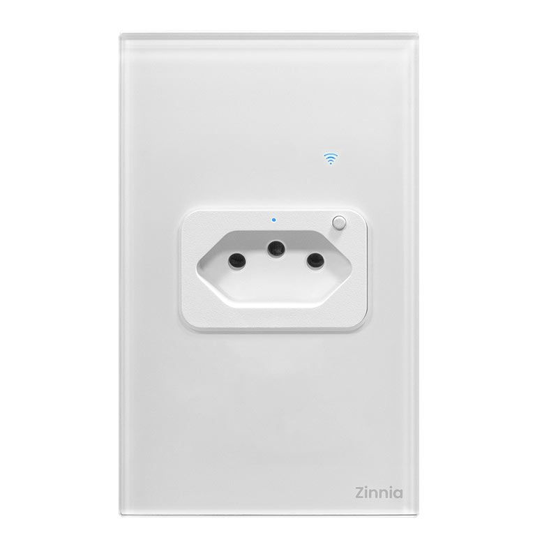 Tomada Zinnia, 16A, Branco, ZNS-T1B-WH01