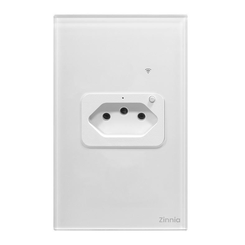 Tomada Zinnia, 16A, Branco, ZNS-T1B-WH01