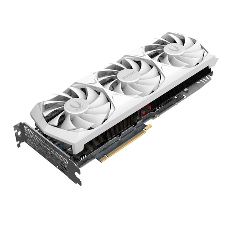 Placa de Video Zotac GeForce RTX 3080 Trinity OC White Edition LHR, 10GB, GDDR6X, 320-bit, ZT-A30800K-10PLHR