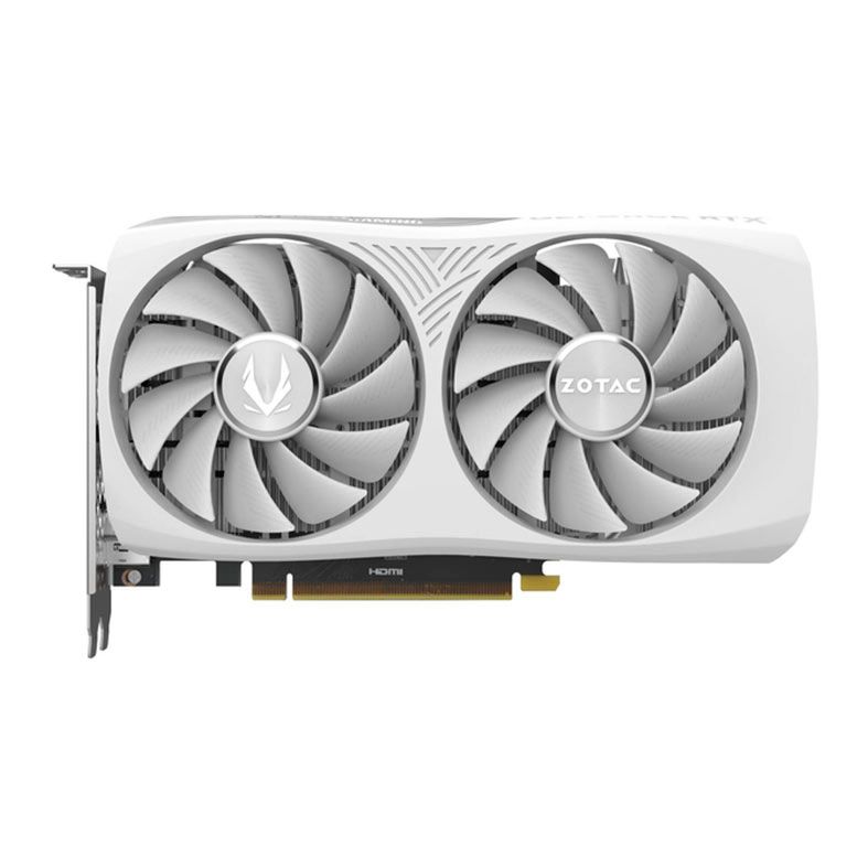 Placa de Video Zotac GeForce RTX 4060 Twin Edge OC White Edition, 8GB, GDDR6, 128-bit, ZT-D40600Q-10M