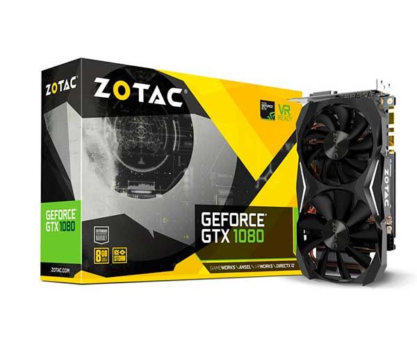 PCパーツ ZOTAC GEFORCE GTX1080 Placa de Vídeo Zotac GeForce GTX 1080 Mini 8GB GDDR5X 256-bit, ZT