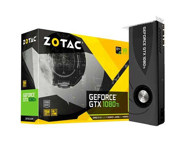 Placa de Vídeo Zotac GeForce GTX 1080 Ti Blower 11GB GDDR5X