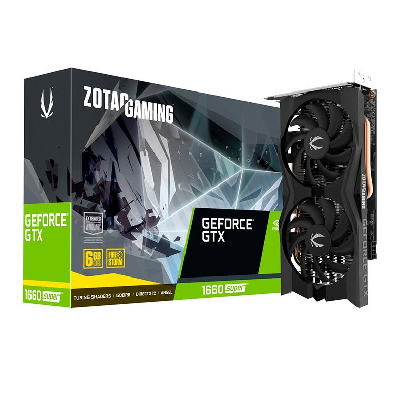 Placa de Video Zotac GeForce GTX 1660 Super, 6GB, GDDR6 ,192-bit