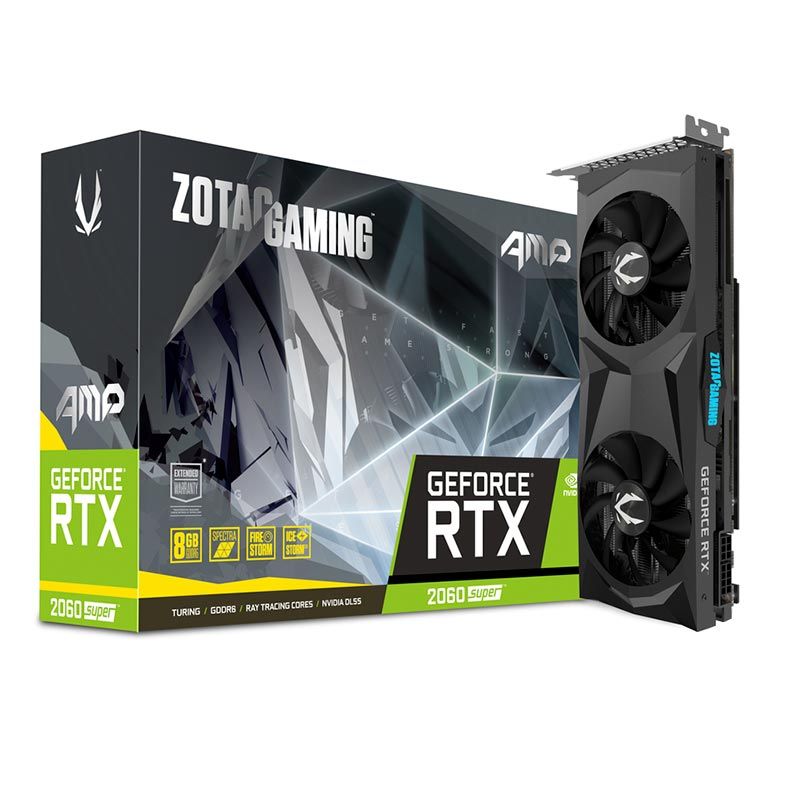 Placa de Video Zotac GeForce RTX 2060 Super 8GB Twin Fan GDDR6 256-bit, ZT-T20610D-10P