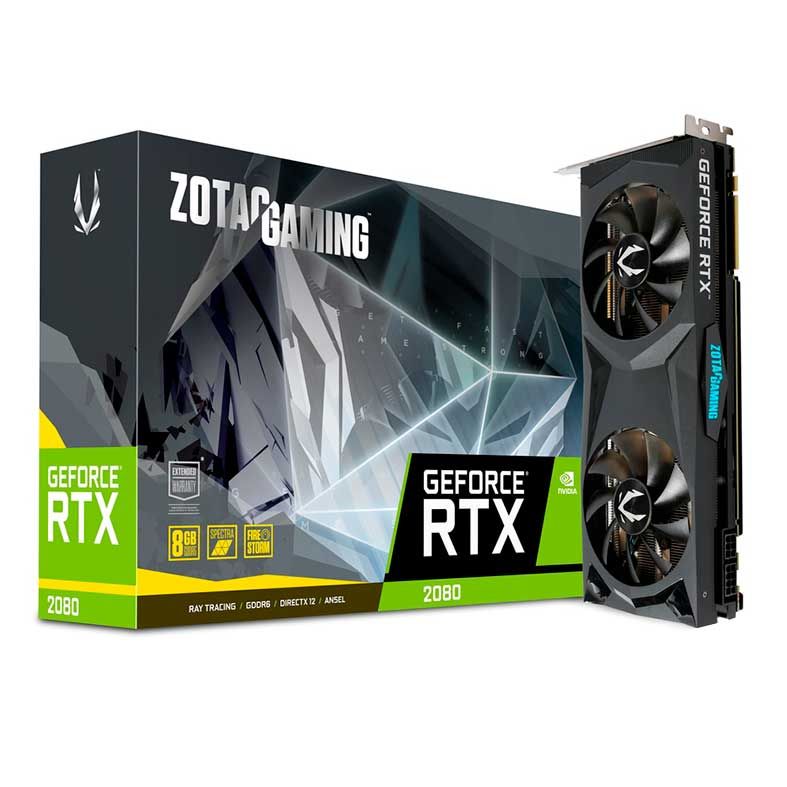 Placa de Video Zotac GeForce RTX 2080 8GB GDDR6 256-bit, ZT-T20800G-10P
