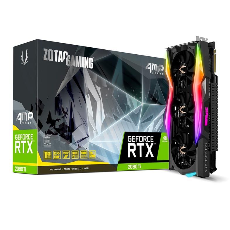 Placa de Video ZOTAC GeForce RTX 2080 Ti AMP Extreme 11GB GDDR6