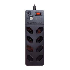 Filtro de linha DPS Clamper Energia 8 +USB Preto, 013003