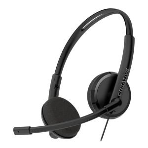 Headset Creative HS-220, USB, Drivers 30mm, Preto, 06EF107000001
