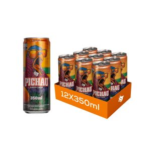 Pack Energetico Pichau Tropical, 350ml, Com Acucar, Com 12 unidades