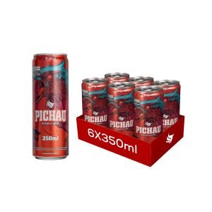 Pack Energetico Pichau Original, 350ml, Com Acucar, Com 6 unidades