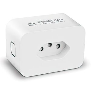 Adaptador De Tomada Positivo Smart Plug Max Wi-fi, 1 Tomada, Branco, 11185636