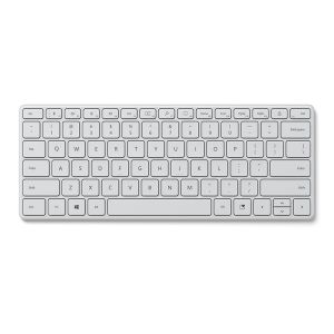 Teclado Microsoft, Bluetooth, Compacto, Branco, 21Y-00052