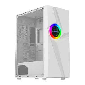 Gabinete Gamer Alseye 305-3, Mid-Tower, Lateral de Vidro, Branco