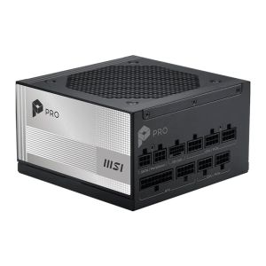 Fonte MSI Pro A1000PL, 1000W, Full Modular, ATX 3.1, PCIe 5.1, 80 Plus Platinum, Preto, 306-7ZPLX19-HD8 Fonte MSI Pro A1000PL, 1000W, Full Modular, ATX 3.1, PCIe 5.1, 80 Plus Platinum, Preto, 306-7ZPLX19-HD8