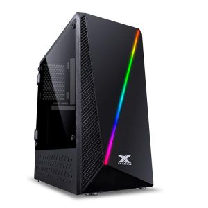 Gabinete Vinik VX Gaming Pyxis RGB Lateral Acrilico Preto, 30893