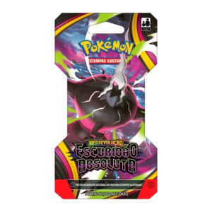 PRE VENDA - Pokemon TCG, Booster Com Embalagem Especial de Megaevolucao Escuridao Absoluta, 6 Cartas, 4444410424